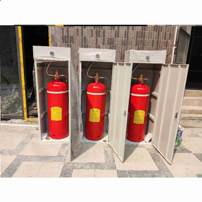 Qualität  90L Type Hfc 227ea FM200 Fire Extinguishing System With Multiple Zones Controlled usine
