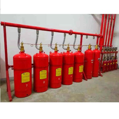 Qualität  Red FM200 Pipe Network System 4.2MPa / 5.6MPa Mixed Gas Fire Suppression System usine