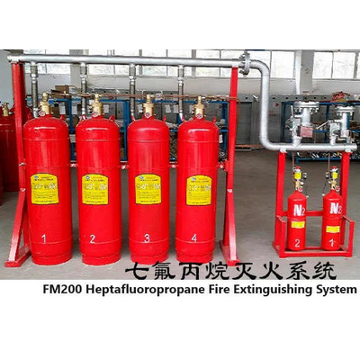 Qualität  Gas Suppression System FM200 Cylinder Non Polluting Pipeline Network Type usine