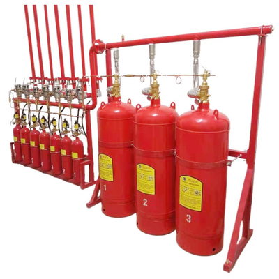Flexible FM200 Rohrnetzsystem Reinstoff Feuerlöschsystem für Lager
