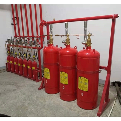 90L FM200 Zylinder Arbeitsdruck 5,6Mpa Rot FM200 Behälter
