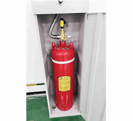Heptafluoropropan Fm200 Brandbekämpfungssystem Einzelschaltflächenkontrolle mit 90L-Zylindern