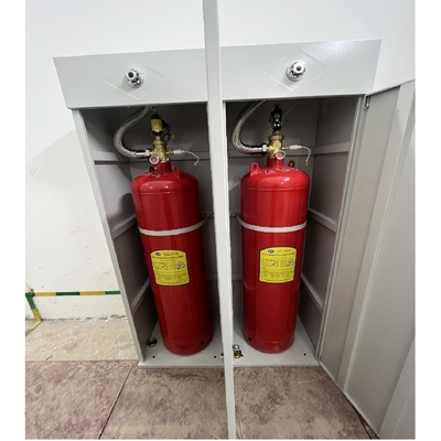 Heptafluoropropan Fm200 Feuerlöschsystem 120L Rotschrank Typ