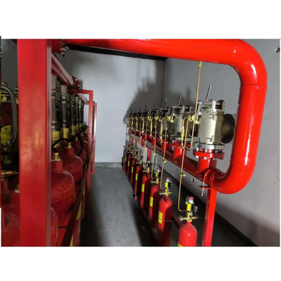 5.6Mpa 120L Typ FM200 Feuerlöschsystem Heptafluorpropan rot Farbe