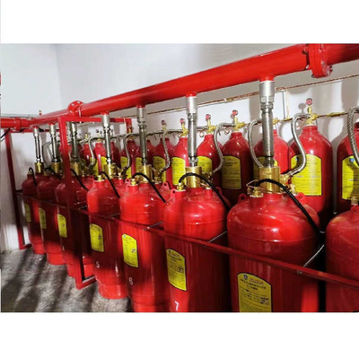 Manuelles automatisches Gasfeuerlöschsystem FM200 120L Farblos und geruchlos