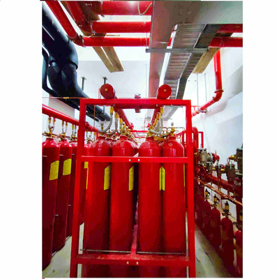 IG 100 Inertgasfeuerlöschsystem mit 70L bis 90L Kapazität Rohrnetztyp