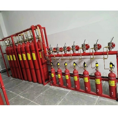 Beschleunigte Überschwemmung FM200 Inertgas Brandschutzsystem automatische oder manuelle Aktivierung