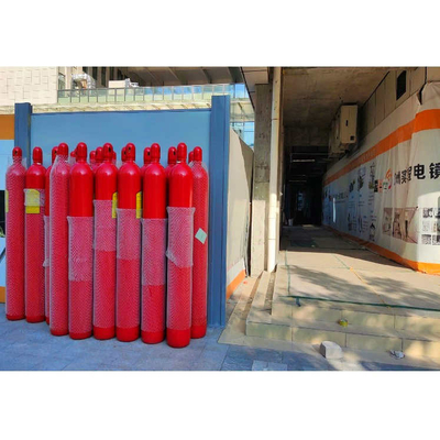 Multifunktionales Feuerlöschsystem mit inertem Gas IG100 Hohe Haltbarkeit Rotfarbe