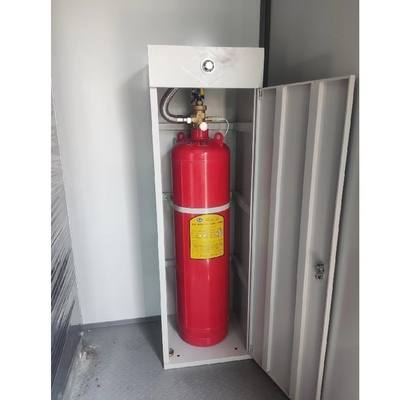 FM200 Schrankenfeuerlöschsystem 120L Kapazität geschlossene Überschwemmung DC 24V 1.5A