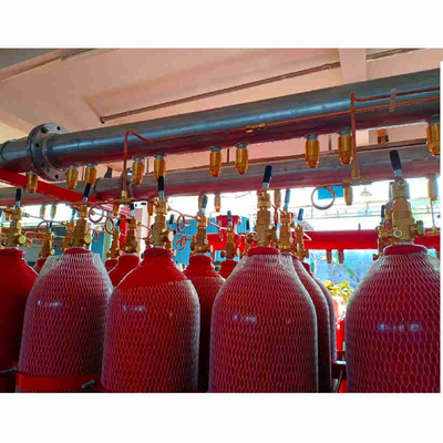 IG 541 Inertgas Feuerlöschsystem Kapazität 70L 80L 90L Rohrleitungstyp