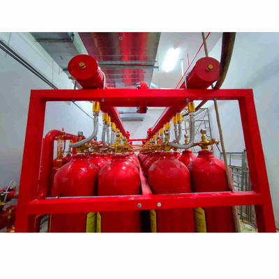 IG 541 Inertgas Feuerlöschsystem Kapazität 70L 80L 90L Rohrleitungstyp