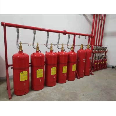 Mehrzweige Feuergasunterdrückungssystem Heptafluorpropan 70L 90L 100L 120L Kapazität