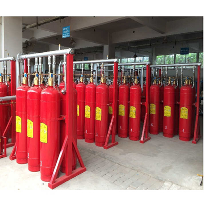 120L Gasfeuerlöschsystem Rot Fm200 automatischer Feuerlöscher