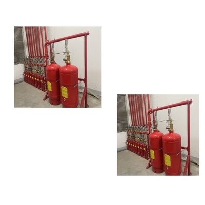 120L Gasfeuerlöschsystem Rot Fm200 automatischer Feuerlöscher