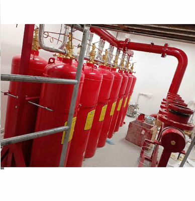 Hochsicherheit Rot FM200 Zylinder Heptafluoropropan HFC 227ea Gasunterdrückungssystem