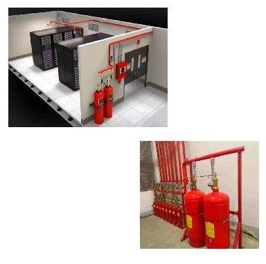 Heptafluoropropan FM200 Gasfeuerlöschsystem 4.2Mpa / 5.6Mpa Arbeitsdruck